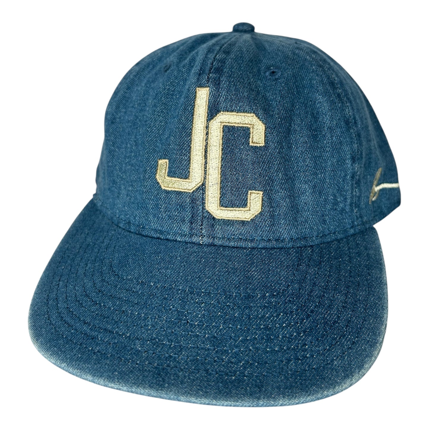 JERSEY CITY “JC” LOGO DENIM STRAP BACK